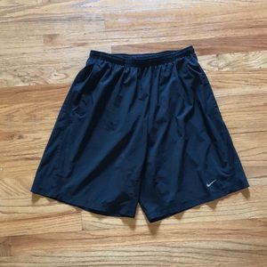 Black nike DRI-FIT Men’s running shorts